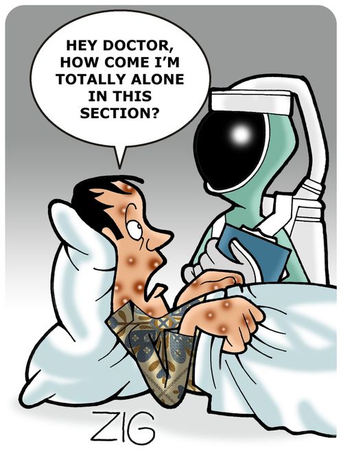 'Hey doctor, how come I'm totally alone in this section?'
