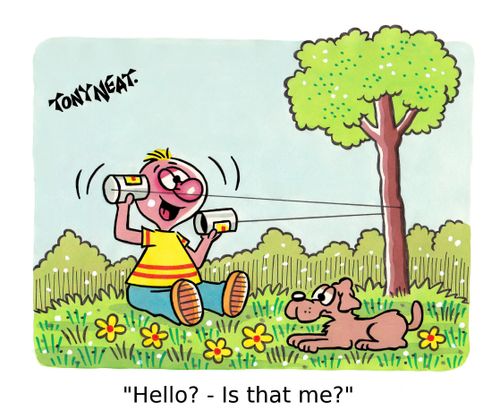 'Hello? - Is that me?'
