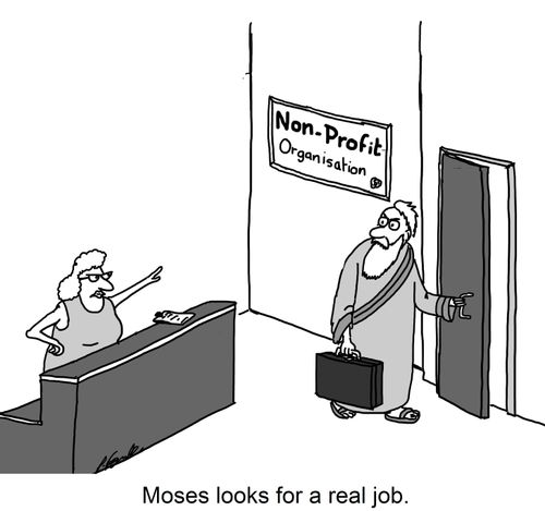 Moses looks for a real job.