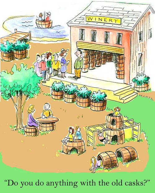 'Do you do anything with the old casks?'