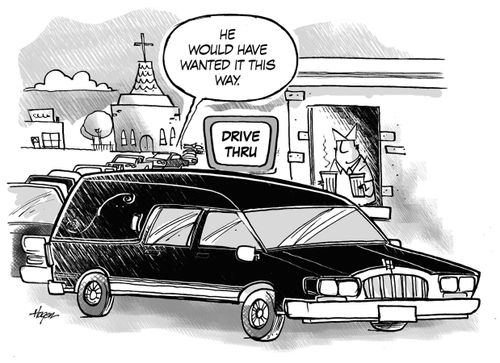 'He would have wanted it this way.'