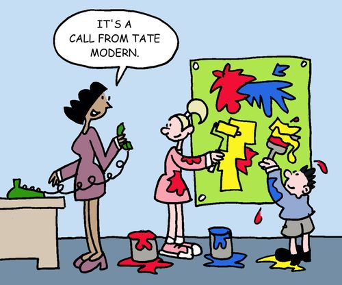 It's a call from Tate modern.