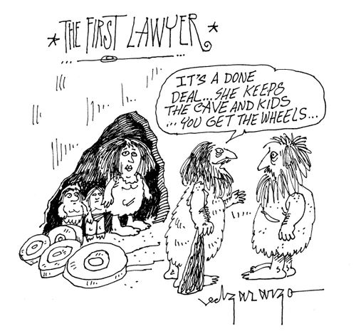'It's a done deal...she keeps the cave and the kids...you get the wheels.'