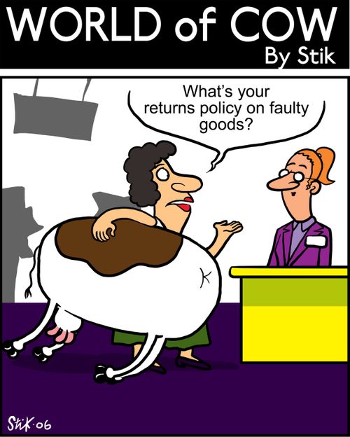 What's your returns policy on faulty goods?
