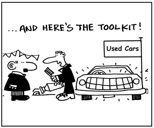 'And here's the toolkit.' 