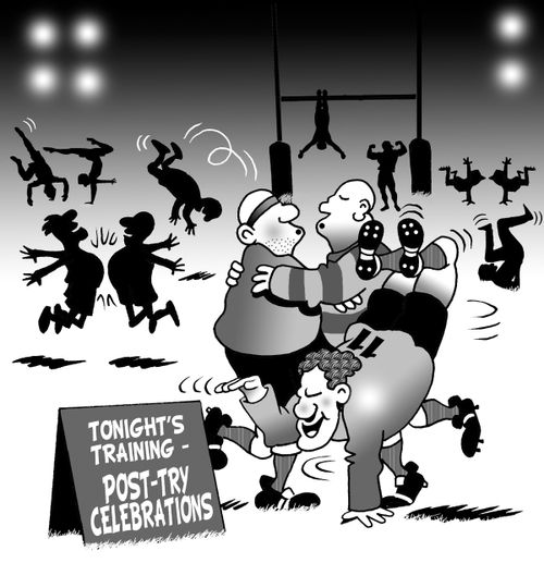 Tonight's Training - Post-Try Celebrations