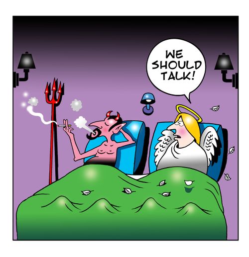We should talk...