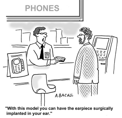 With this model you can have the earpiece surgically implanted in your ear.