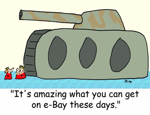 'It's amazing what you can get on e-Bay these days.'