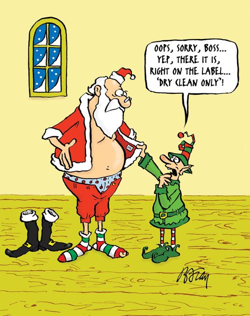 'Opps, sorry, Boss...yep, there it is, right on the label...'dry clean only'!