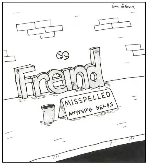 'Misspelled...anything helps'