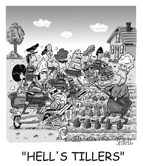 HELL's TILLERS. 