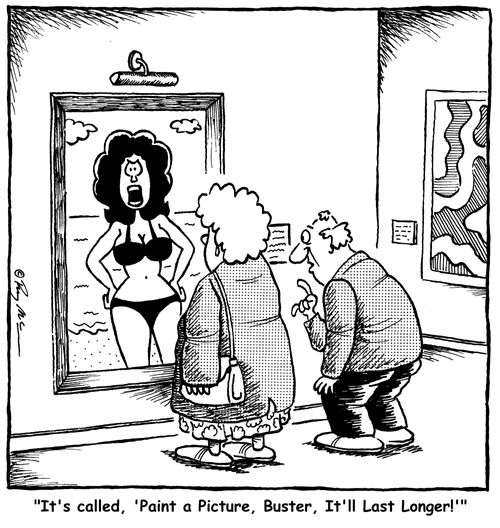 'It's called, 'Paint a Picture, Buster, It'll Last Longer!''
