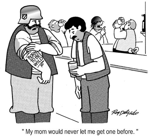 'My mom would never let me get one before.'