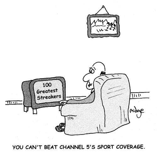 "You can't beat Channel 5's sport coverage."