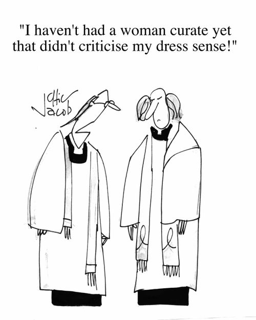 Curate's dress sense