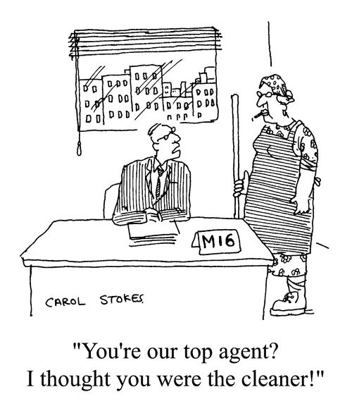 "You're our top agent? - I thought you were the cleaner."