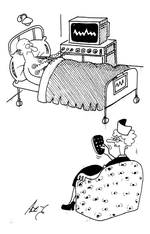 Remote control heart monitor.