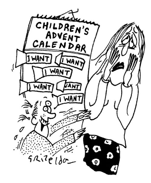 'Children's advent calendar.'