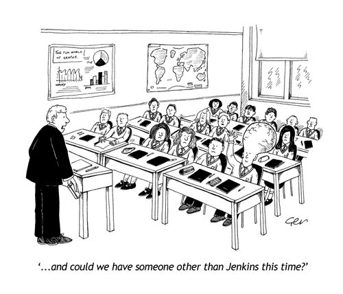 '...and could we have someone other than Jenkins this time?'