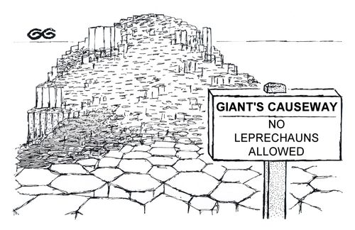 Giant's Causeway, No Leprechauns allowed.