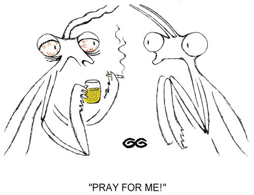 'Pray for me.'
