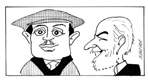 Charles Stewart Rolls and Sir Henry Royce.