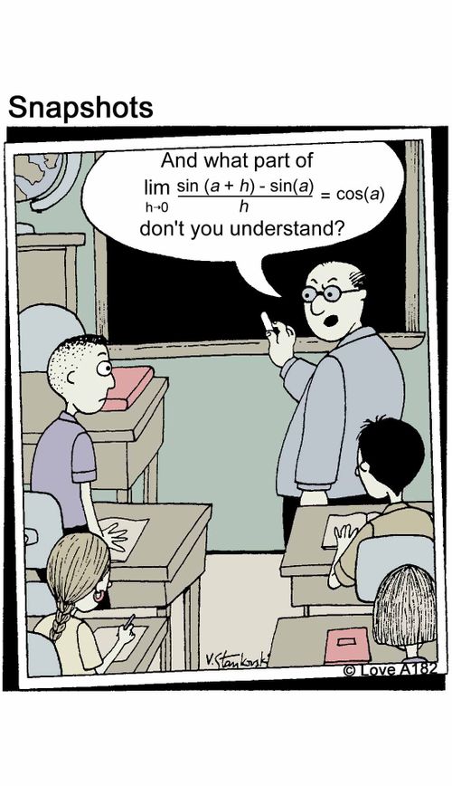 'And what part of the formula don't you understand?'