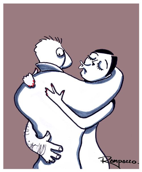 A little kiss.
