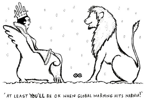 'At least YOU'LL be ok when global warming hits Narnia!'