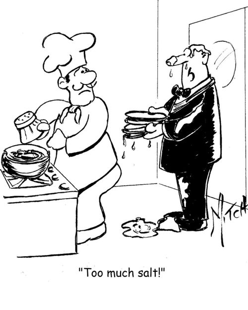 'Too much salt!'