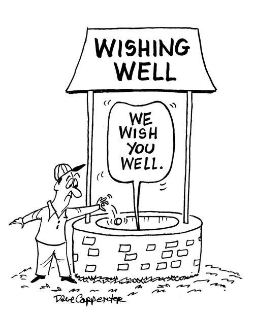 'We wish you well.'