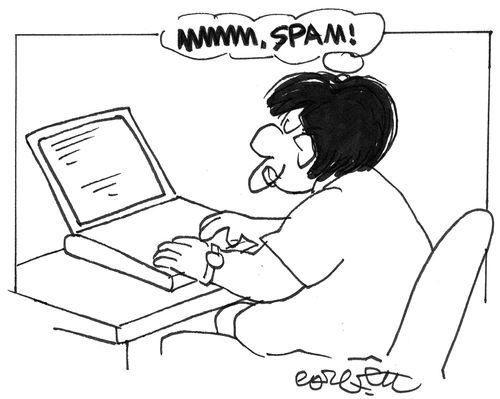 "Mmm, Spam."