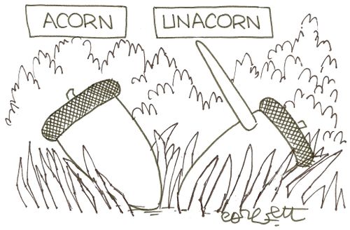 Acorn...unacorn.