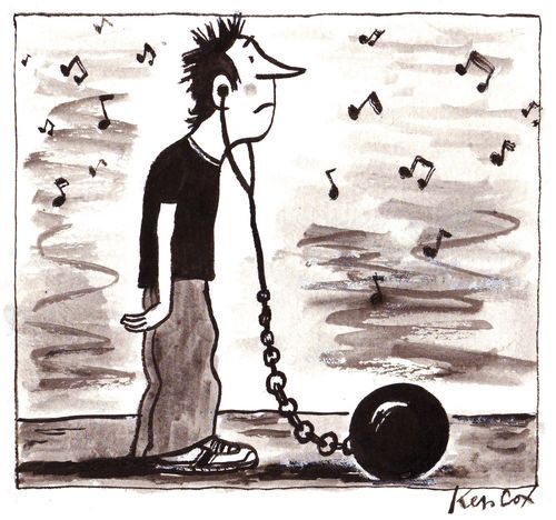Chain and Ball music player.