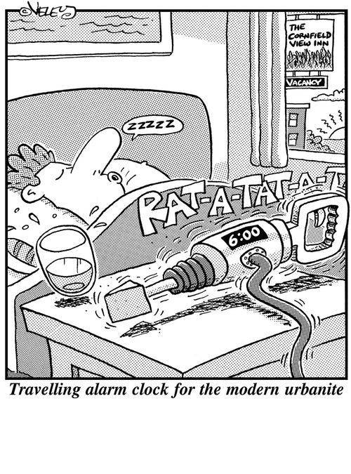 Travelling alarm clock for the modern urbanite