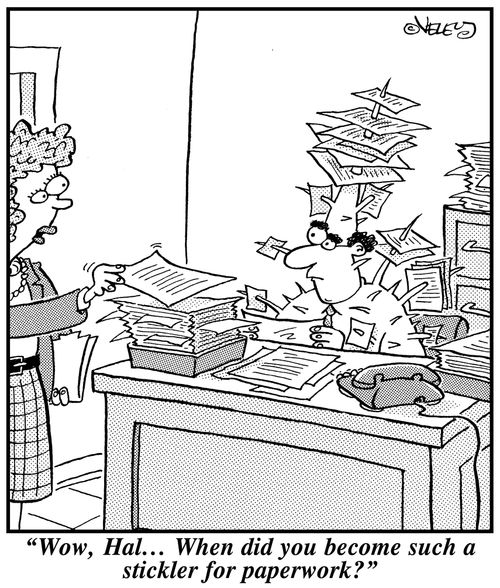 'Wow, Hal... When did you become such a stickler for paperwork?'