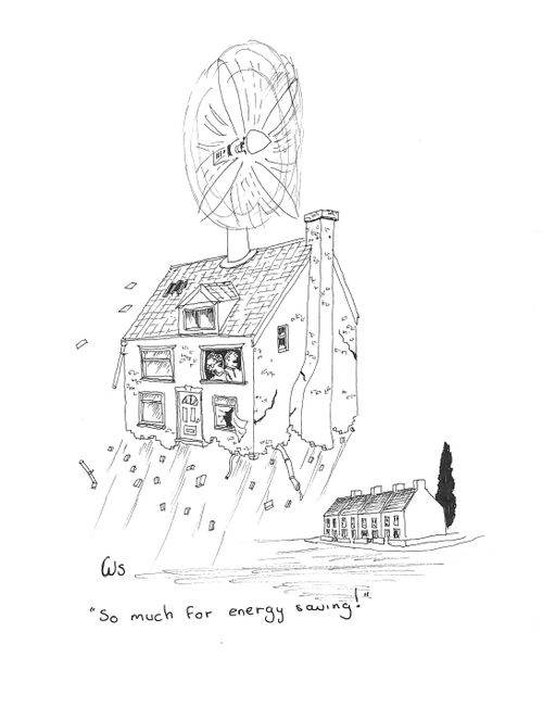 'So much for energy saving.'