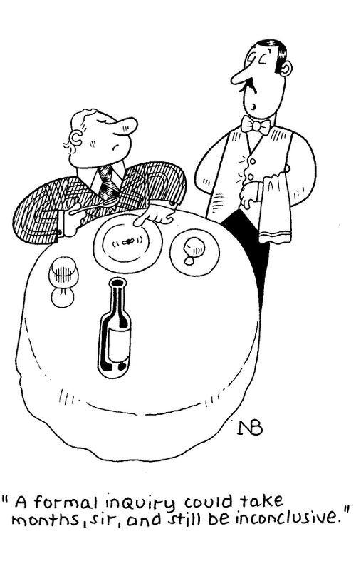 'A formal inquiry could take months, sir, and still be inconclusive.'