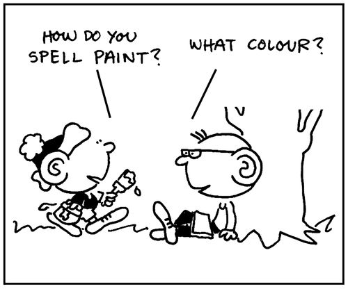 'How do spell paint?'