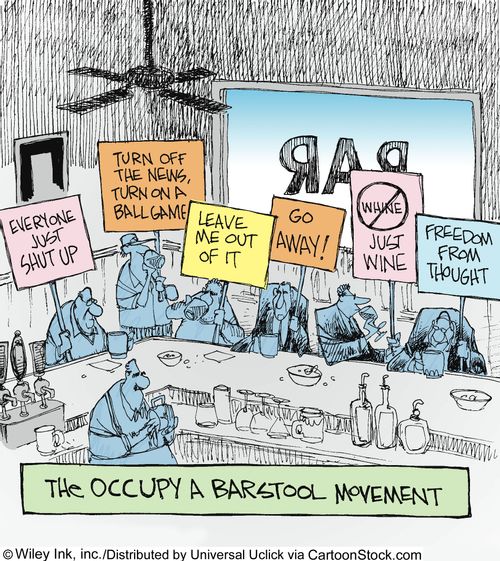 The Occupy a Barstool Movement.