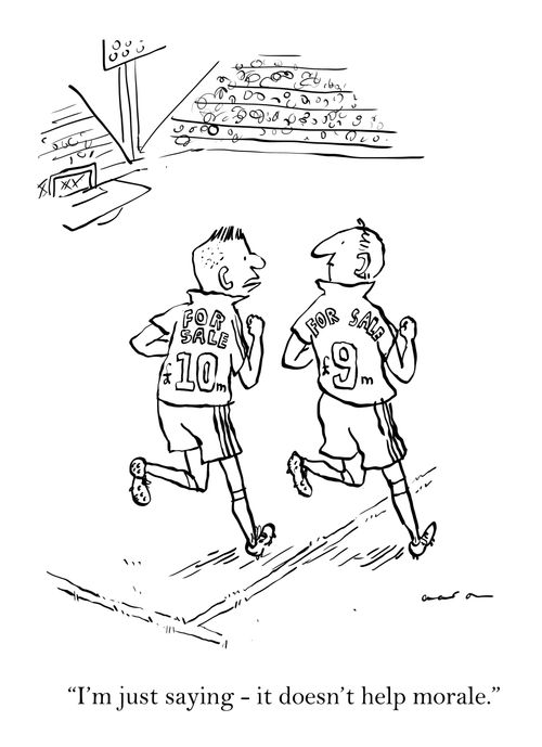 'I'm just saying - it doesn't help morale.'