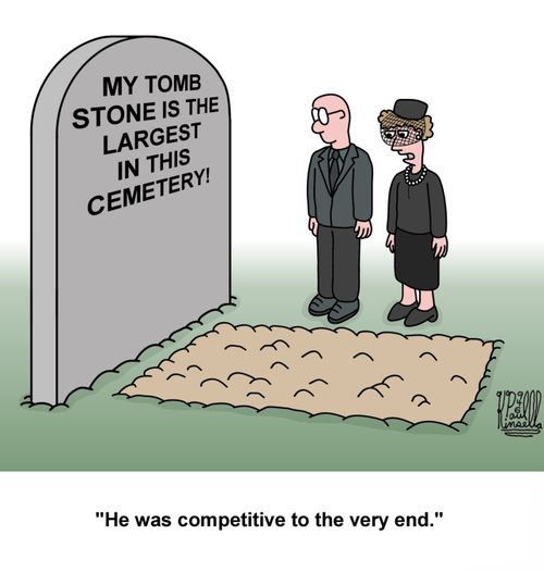 'He was competitive to the very end.'