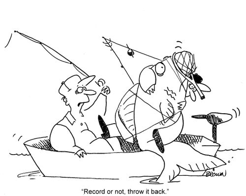 'Record or not, throw it back.'