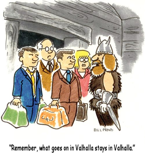 'Remember, what goes on in Valhalla stays in Valhalla.'
