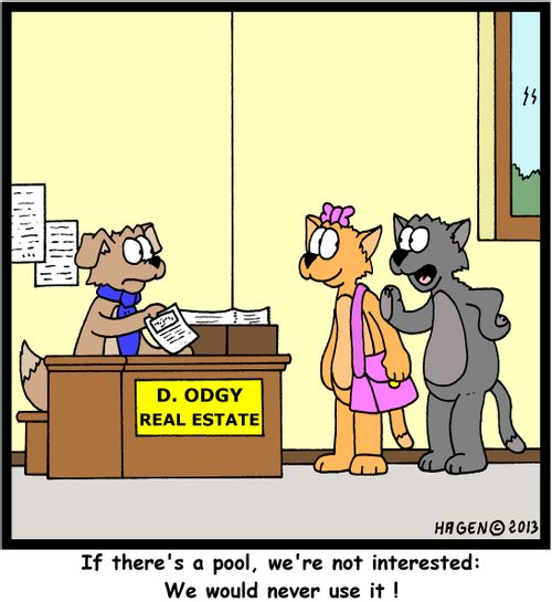 'If there's a pool, we're not interested: We would never use it!'