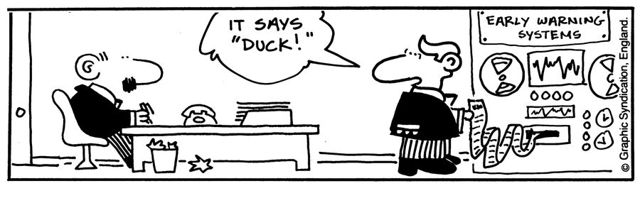 'It says duck!'
