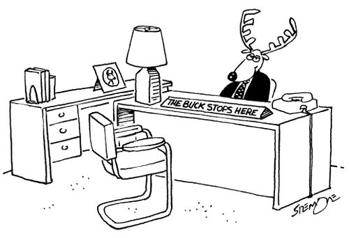 'The Buck Stops Here.'