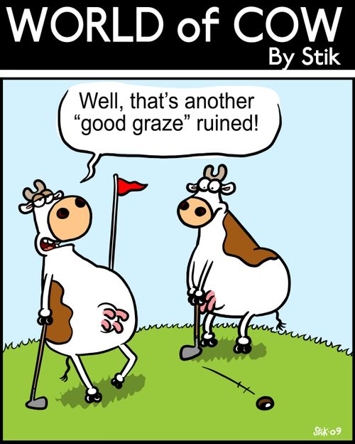 Well, that's another 'good graze' ruined!