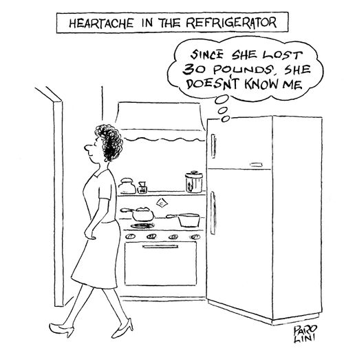Heartache in the refridgerator.